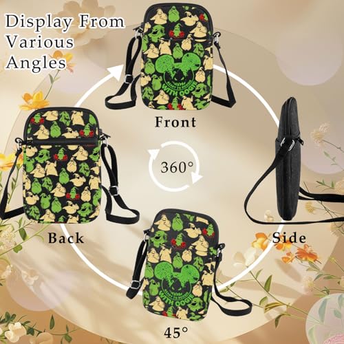 BWWKTOP Ghost Crossbody Bag Nightmare Ghost Fans Gift Halloween Horror Ghost Shoulder Bag4