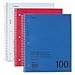 Mead Spiral Bound 1 Subject Notebook, College Rule, White, 100 Sheets/Pad