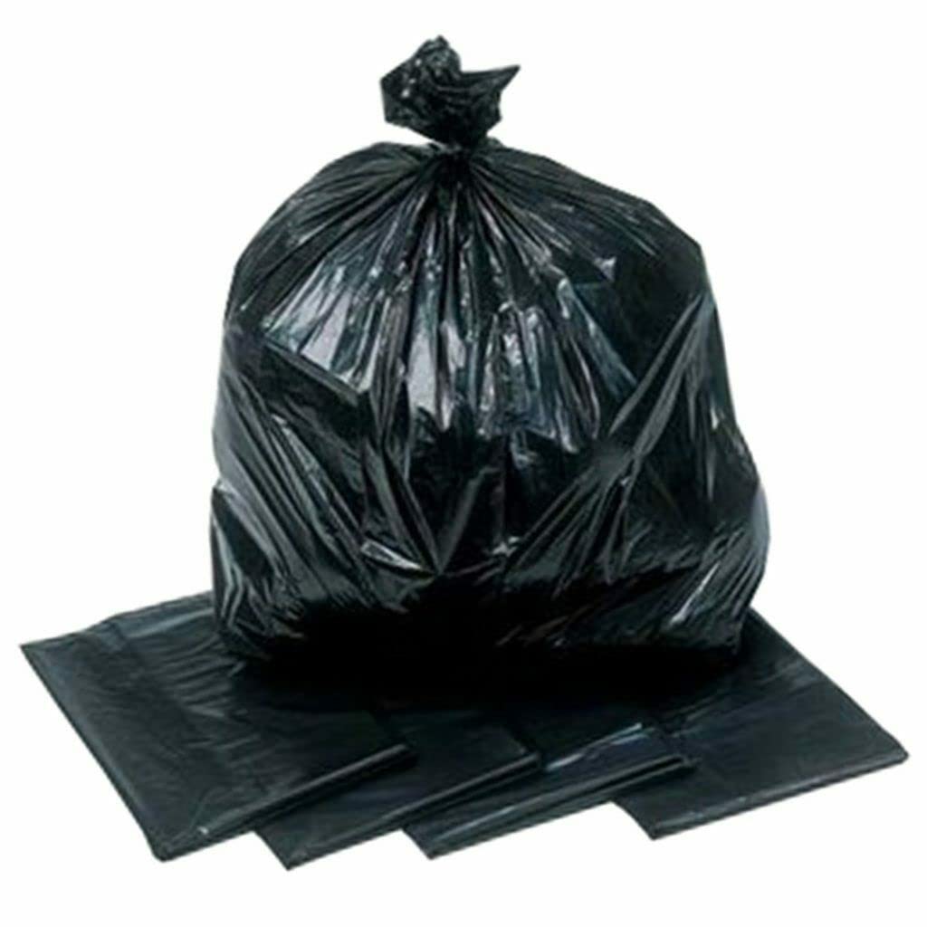 Heavy Duty Black Refuse Sacks, 15kg Capacity, 18x29x38cm, Pack of 200