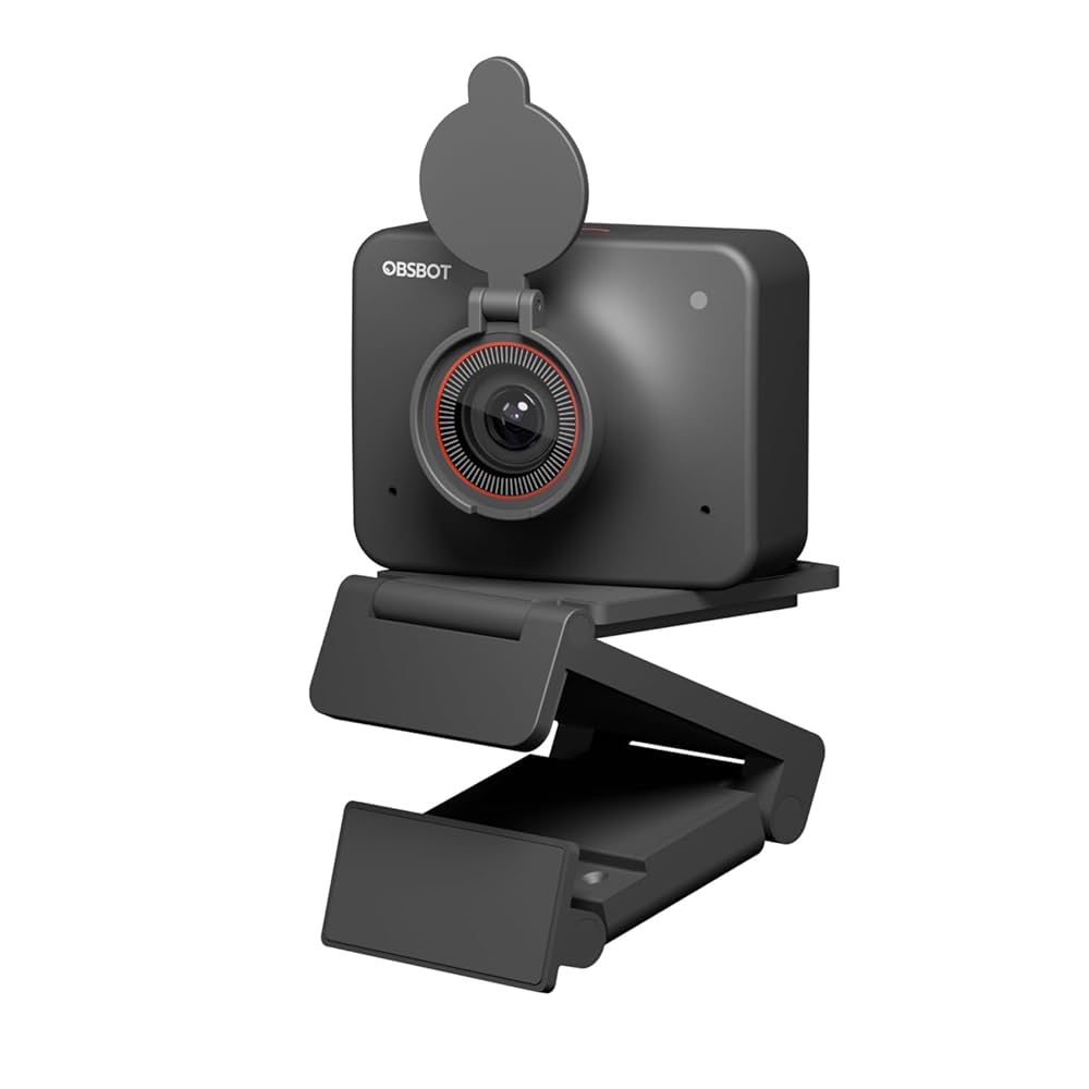 OBSBOT Meet 4K Webカメラ Amazon.com: OBSBOT Meet AI-Powered 4K Webcam, AI Framing