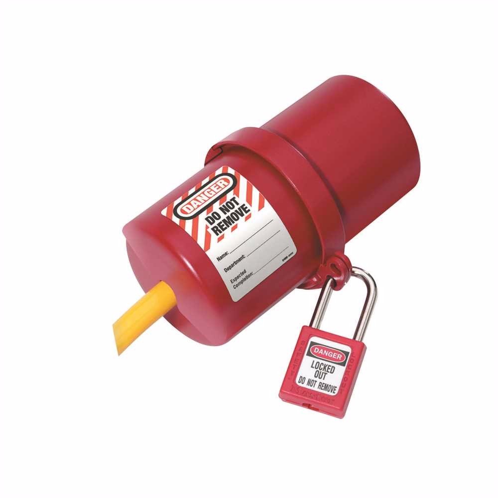 Master Lock Lockout Tagout Device, Rotating Electrical Plug
