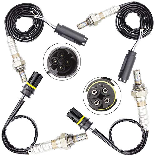 Sensor de Oxígeno 4x para BMW 2001-2002 2.5L y 3.0L miniatura 1