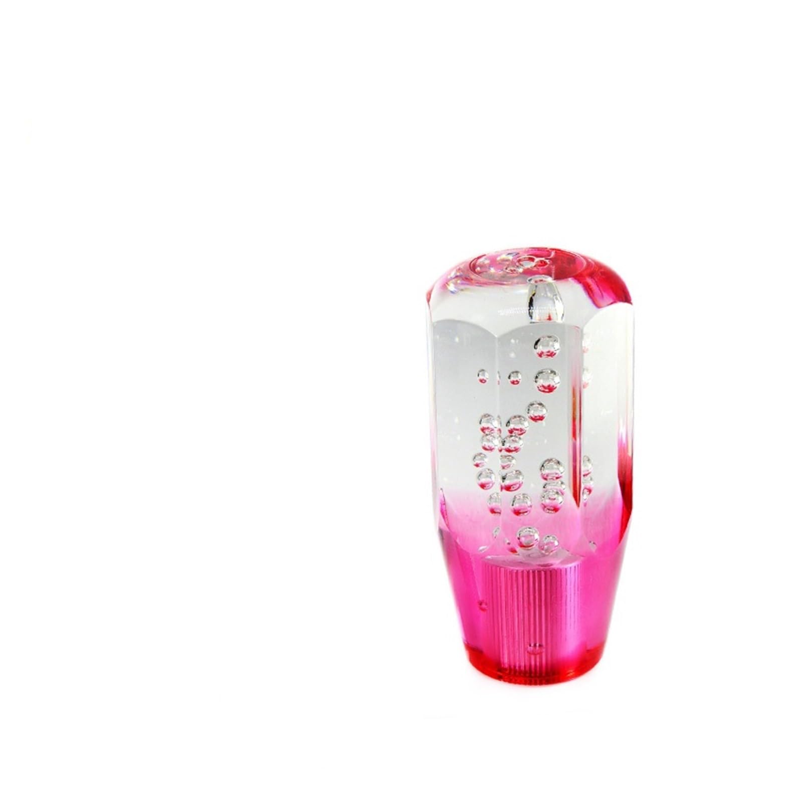 Rbevcrr Car Shift Lever Knob Universal 10cm 15cm Car Manual Shift Knob Gear Stick Crystal Transparent Bubble Purple Blue Throw Shifter Stick Shifter Pen(10cm Transparent red)