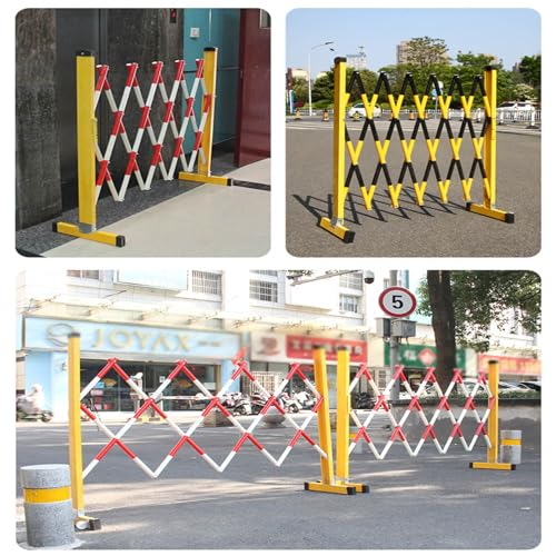 Barrière de sécurité portable rétractable et barrière extensible à roulettes maison - 7