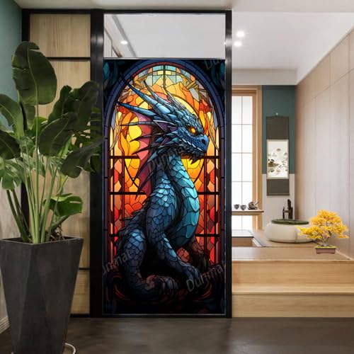 Vinilo decorativo de ventana con diseño vidrio esmerilado 23.6x17.7 in miniatura 6