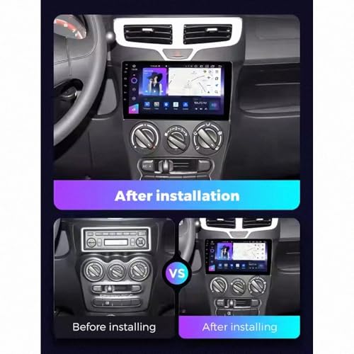 Pantalla de coche para Chery QQ 2013-2019 con Android Auto sin cables y Mirror Link HD 2