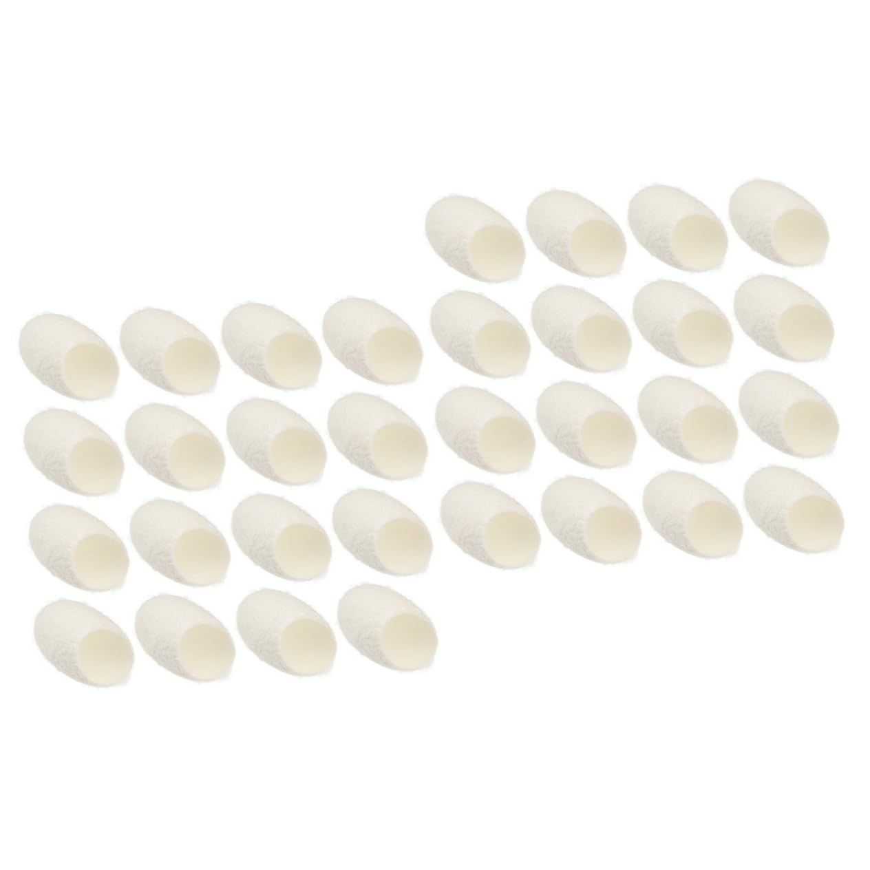 FOMIYES 200stücke Natürliche Organische Seidenraupenbälle Zur Gesichtsreinigung Peeling-exfoliator Für Hautpflege Und Mitesserentfernung Für Anfänger Und Empfindliche Haut