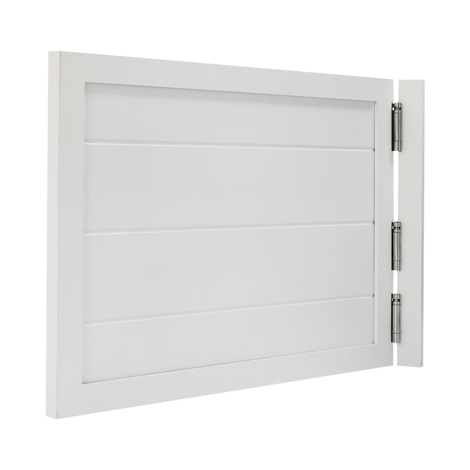 Porta lamellare, porta basculante, 90 x 60 cm, porta basculante in legno massiccio, porta basculante per caffè, centri commerciali, ristoranti, bar (bianco)