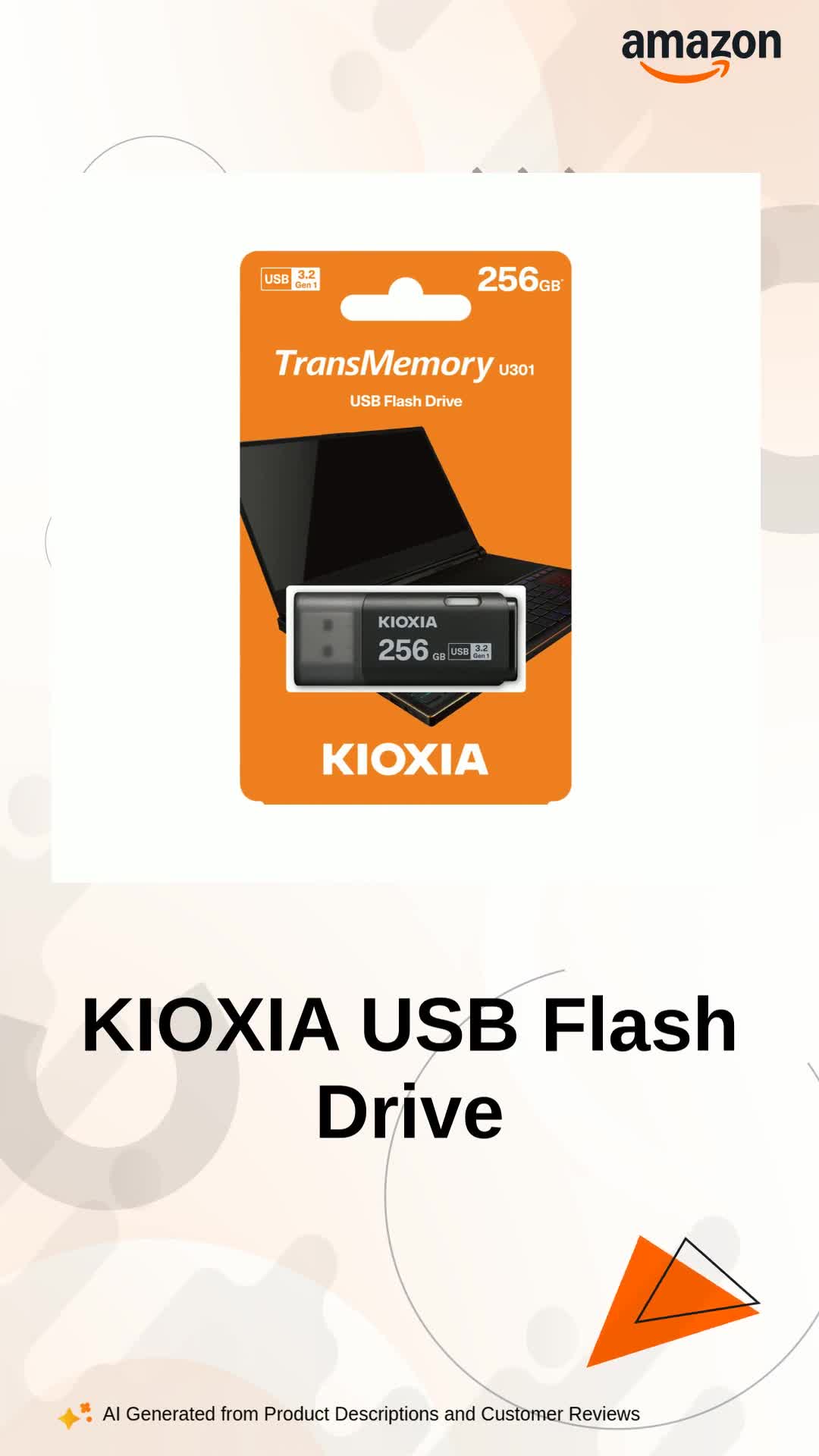 KIOXIA, Former Toshiba Memory, USB Flash Memory 256 GB, USB3.2