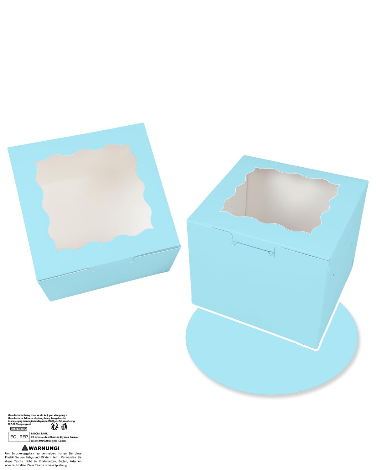 Gcardist 15.24 x 15.24 x 12.7 cm Cake Box - Image 2