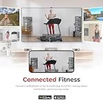 Sunny Health & Fitness Premium Foldable Treadmill for Home, Running or Walking with Auto Incline, Shock Absorption, Digital Display, Optional 20” Running Deck, Free SunnyFit App Bluetooth Connection - Image 3