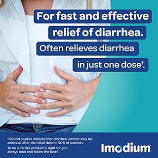 Imodium Diarrhea Relief, Quick-Dissolve Mint Flavour Tablets, Quick Dissolve Diarrhea Relief Loperamide Hydrochloride, 10 Count