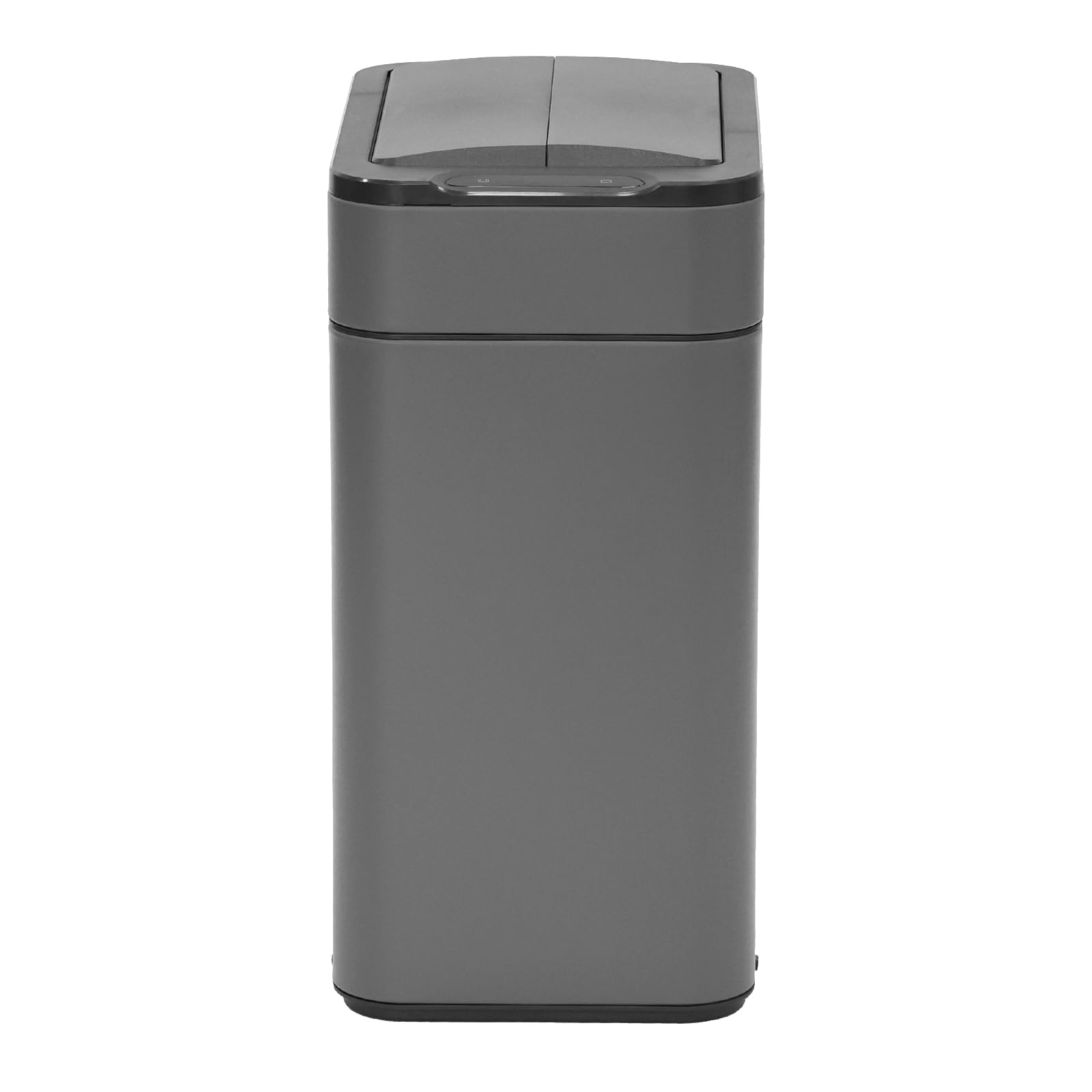 SVITA SE50L Sensormülleimer Abfalleimer Kücheneimer Automatik Mülleimer rechteckig mit Bewegungssensor Stahl 50l freistehend automatisch Grau