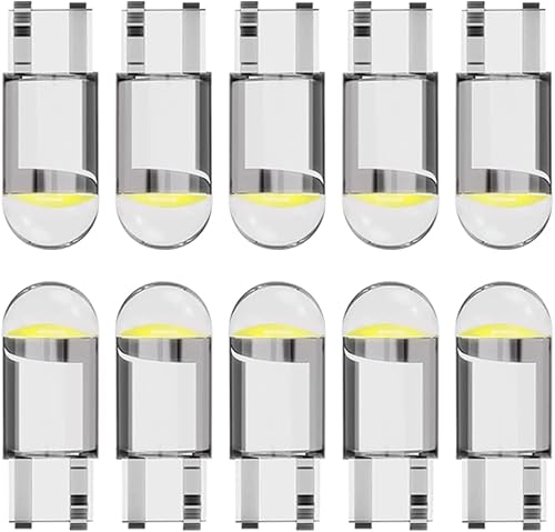 Miniatura 9 de TORYOR 194 - Bombilla LED blanca de 6000 K, paquete de 10, 168 2825 W5W T10, bombillas LED COB de repuesto, sin errores, para cúpula de automóvil,