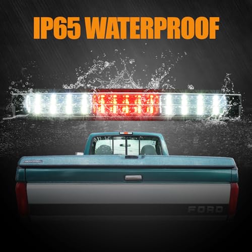 Image of Third 3rd Brake Light LED for 1997-2003 Ford F150, High Mount Rear Brake Lights Assembly for 2004 F-150 Heritage, Waterproof Center Cab Lamp Stop Light
