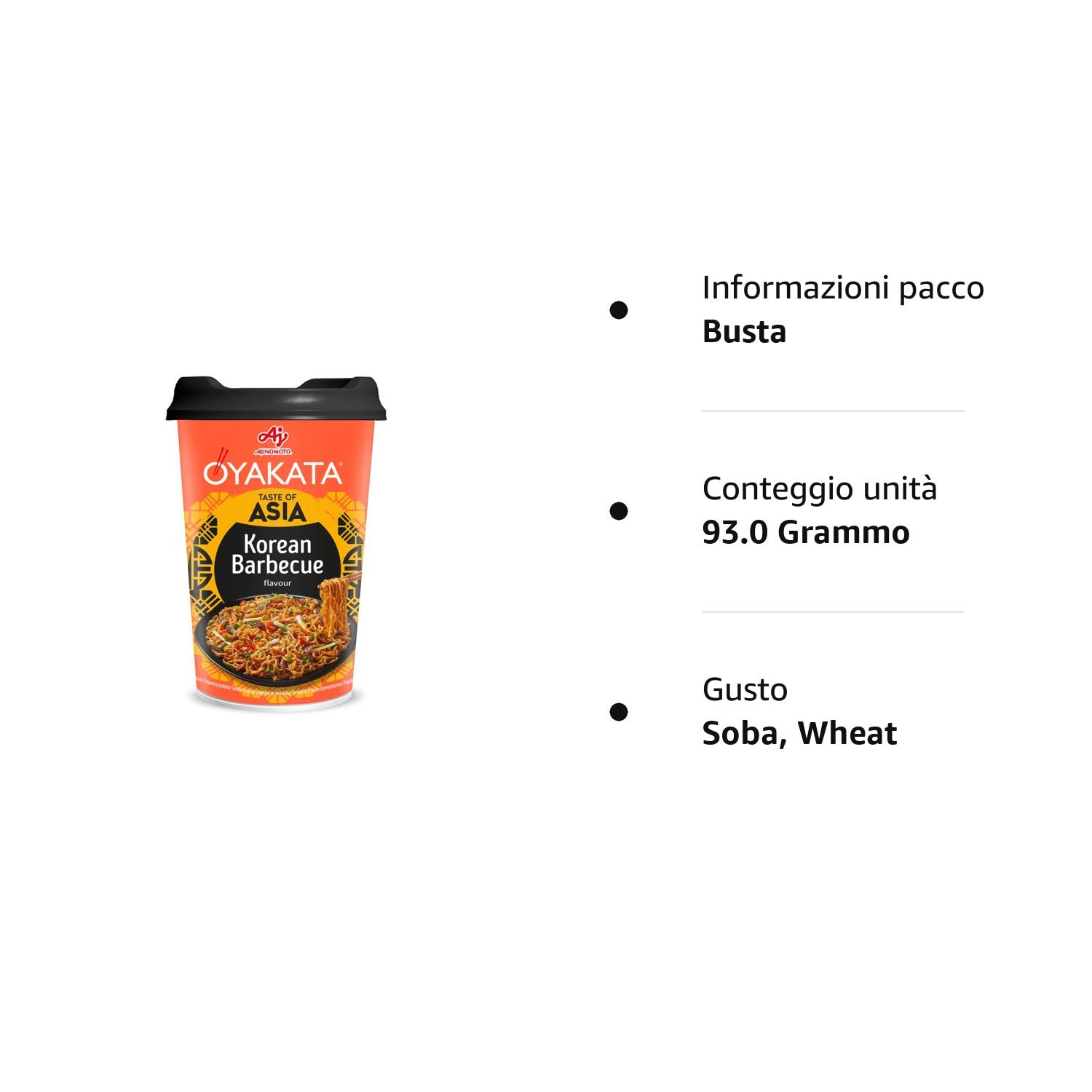 OYAKATA Korean Barbecue Geschmack: Instant Nudeln für den perfekten Wok-Genuss!