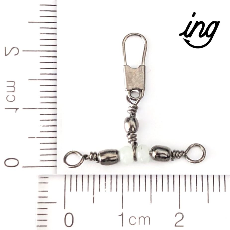 Amazon | フロートキャロ用スイベル 15個 アジング メバリング