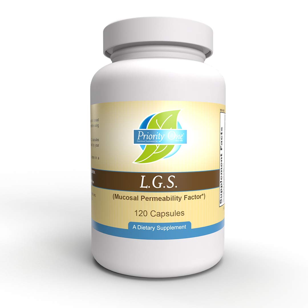 Priority OneVitamins L.G.S. 120 Capsules - Healthy Mucosal Permeability.* Gastrointestinal Support.*