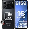 DOOGEE Note56 Pro Android 16 Telefono Movil Libres, 6150mAh 32GB+128GB/2TB Smartphone, Octa Core Telefonos Moviles HD+ 6,56", Cámara 13MP+8MP Teléfono Móvil, Gemini AI/NFC/Dual SIM/Face ID/Widevine L1