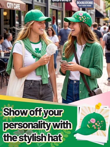 Image of Biggun Trendy Embroidered Baseball Cap for Girls Women Men - Adjustable Soft Breathable Hats for Casual Wear