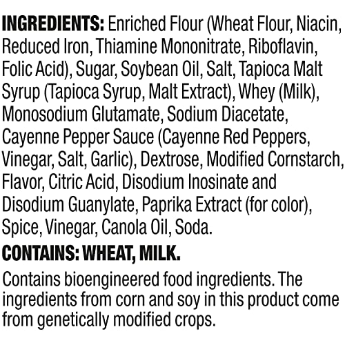 Image of Snack Factory Buffalo Wing Pretzel Crisps, Non-GMO, 7.2 OZ Resealable Bag