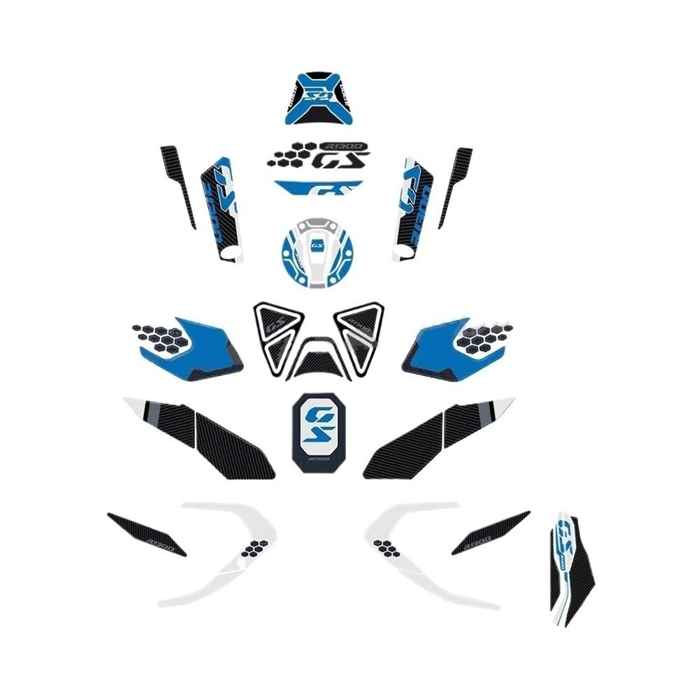 Kit résine époxy R1300GS autocollant de protection haut de gamme anti-rayures