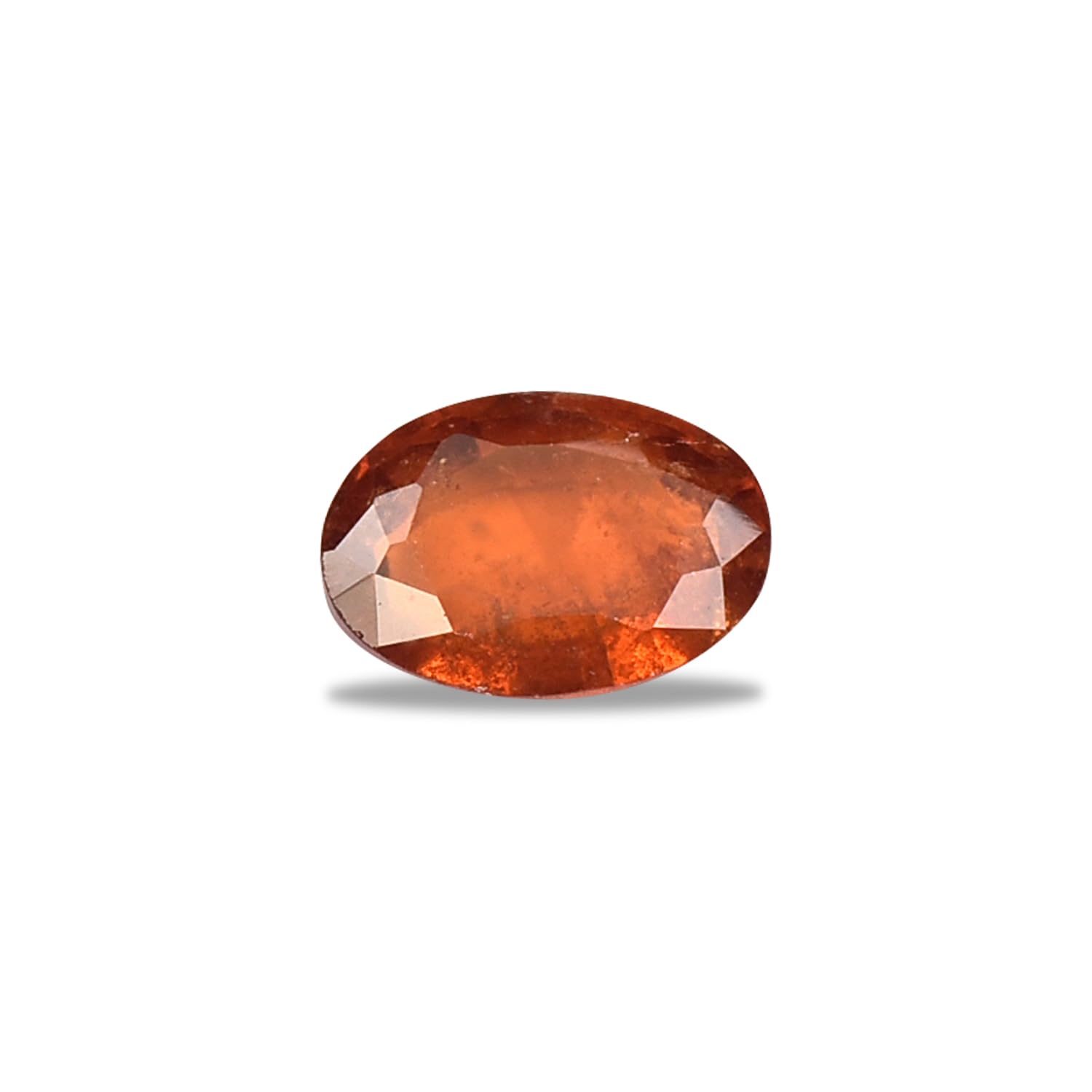 DINJEWEL Natural Hessonite Gomed Garnet Gemstone with Lab Certificate 4.00-12.00 Ct.