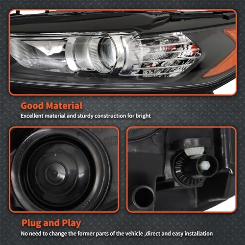 labwork 2013–2016 Ford Fusion Headlights | OEM Projector Replacement - Image 3