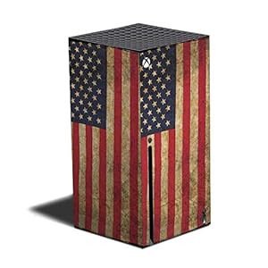 MIGHTY SKINS Skin Compatible with Xbox Series X – Vintage Flag | Protective, Durable, and Unique Vinyl Decal wrap Cover | Easy to Apply and Change Styles | Made in The USA (MIXBSERX-Vintage Flag)