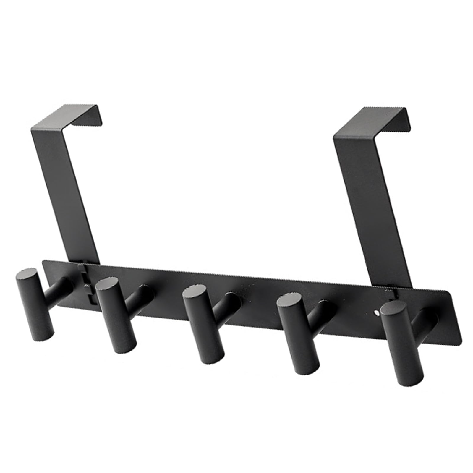 ZEPFJHE Space Saving 5 Hook Over Door Organizers Sturdy Stainless Steel Towel Hooks Hanger for Home Offices and Dorm Use Over the Door Hooks