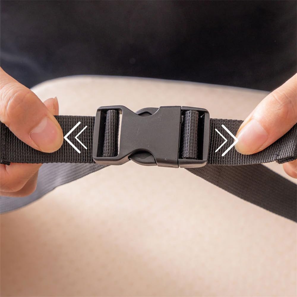 FANSU Cojín Alzador de Asiento para Niños, Algodón Silla Bebe Cojines Infantiles per Silla Comer con Cinturón, Desmontable Bebé Cojines Elevador Silla de Viaje (gris)