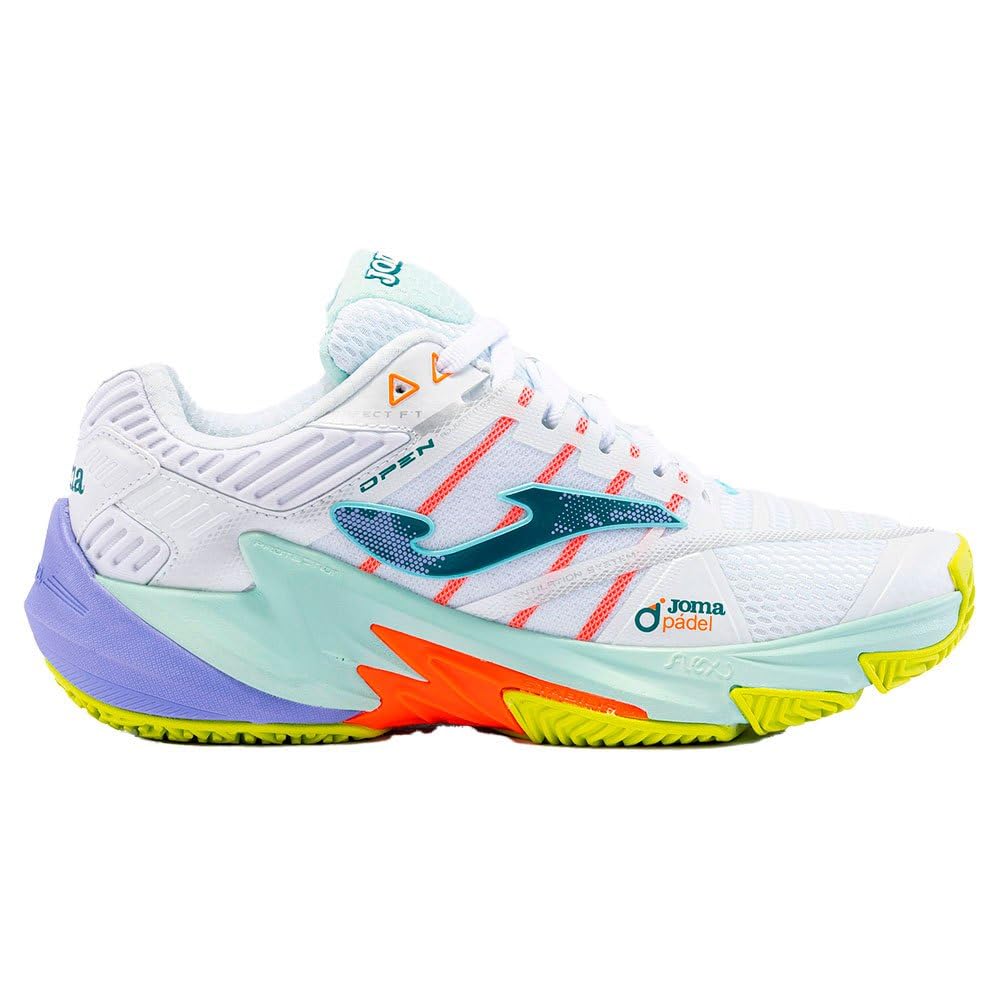 Joma Zapatos de Tenis/Padel Mujer Open Lady - Blanco/Turquesa