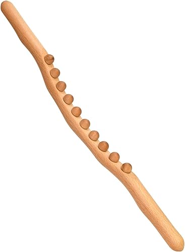 Gua Sha - Palo de madera para raspar de madera, herramientas de masaje para terapia de madera, masaje de drenaje linfático, tratamiento de puntos,