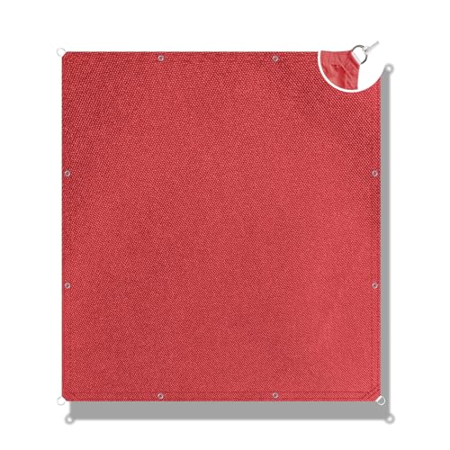 Sonnensegel Wasserdicht Sonnenschutz Rechteckig 70x150cm Sonnensegel Balkon Sonnenschutz Sonnenschutz UV Schutz Windschutz Sonnensegel Balkon Seite für Balkon Terrasse Garten Markise －Rot
