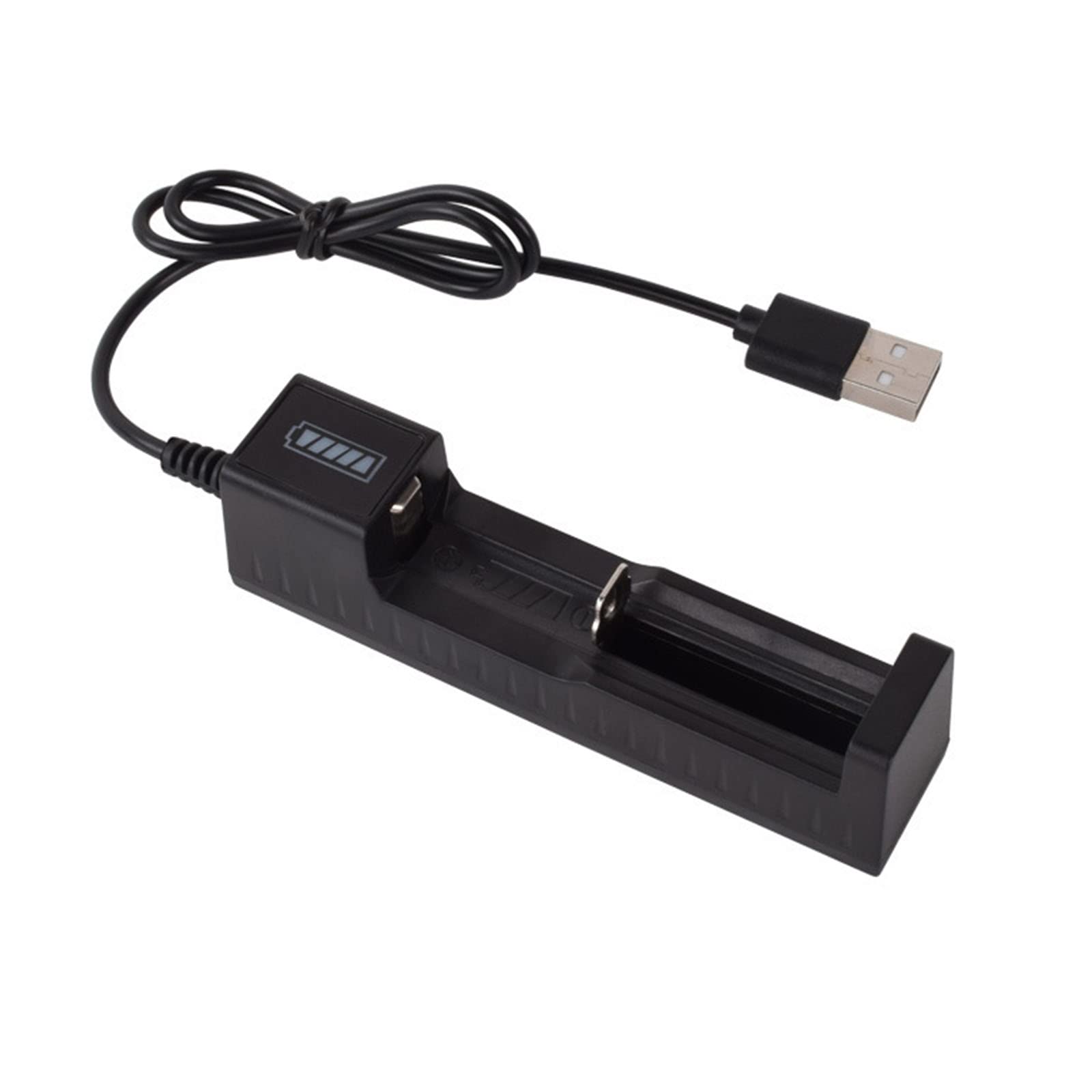 Lithium Battery USB Charging Adapter, for 3.7/4.2V 18650 18490 Li-Ion Batteries 1 Slot