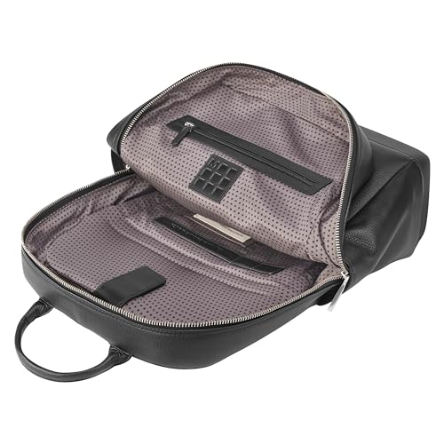 Moleskine Classic LTH Backpack BLK, Black, Talla única4