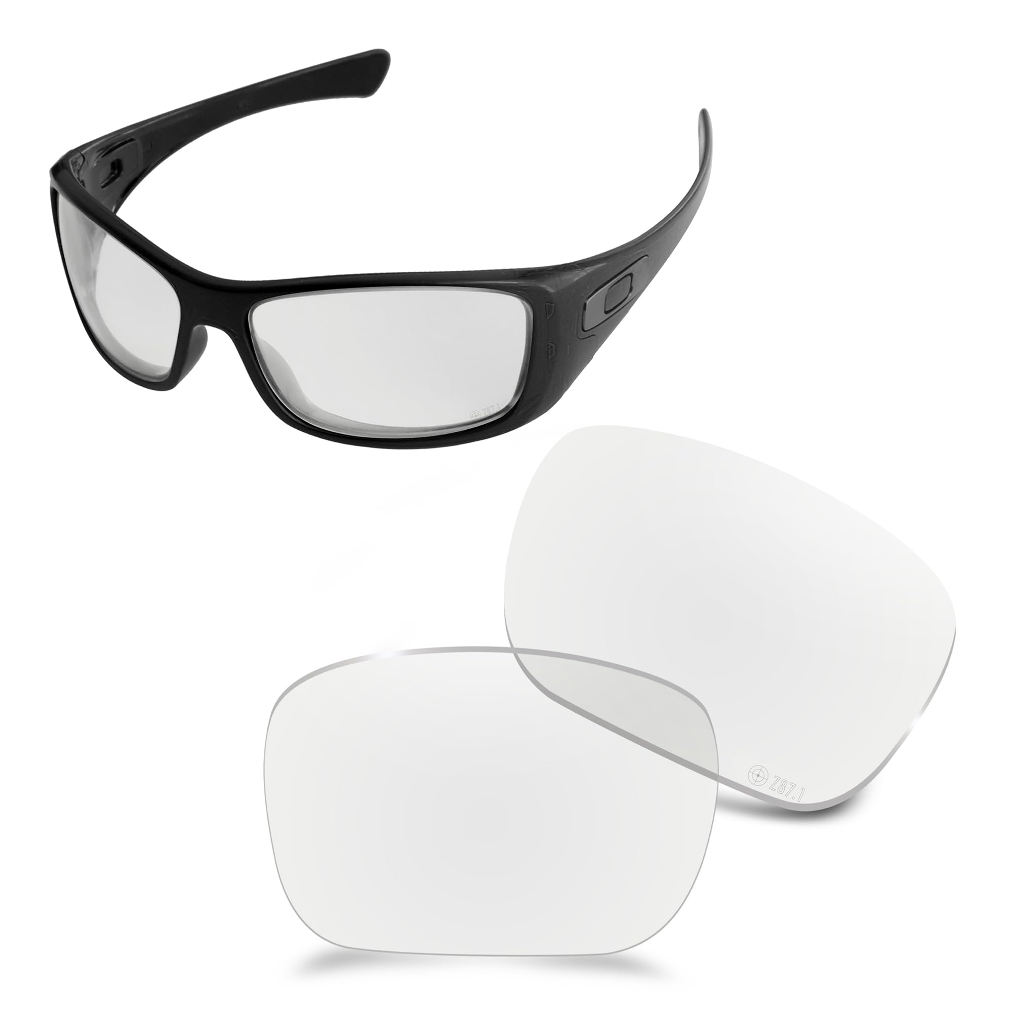 Aozan Men's Hi-Def Clear Ansi Z87.1 Replacet Lenses Compatible With Oakley Hijinx Sunglasses