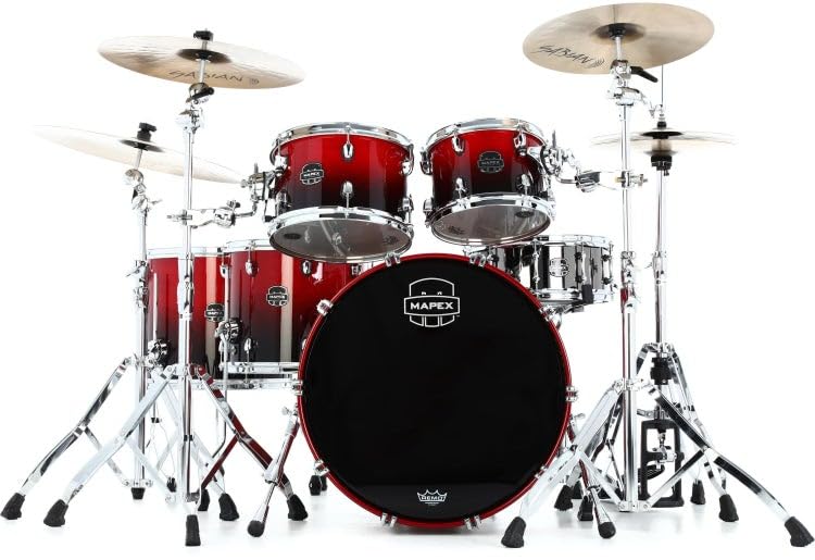 Amazon.com: Mapex Saturn SR628XU 5-piece Studioease Shell Pack