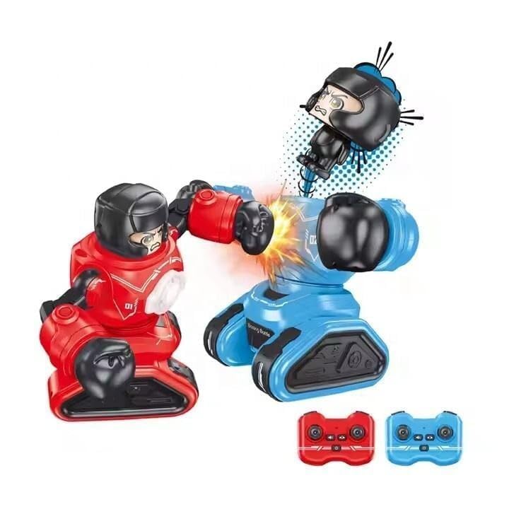 RC Battle Boxing Robots for Kids | 2 Player Remote Control Fighting Robot Toy with LED Lights, Sound Effects, Punching Knockout Game, Interactive Combat Robots for Boys & Girls Age 6+-image-46