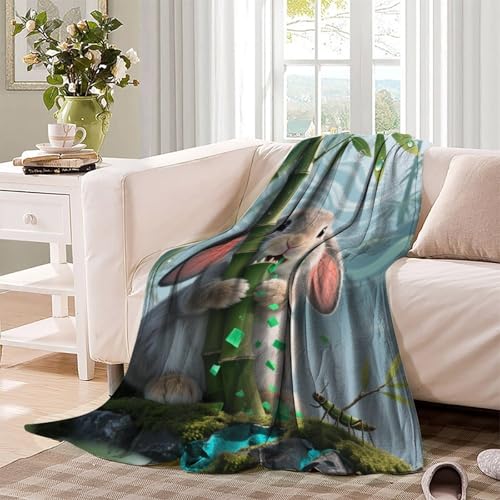 Couverture microfibre chaude plaid lit 127x152cm jeté de canapé imprimé 3D