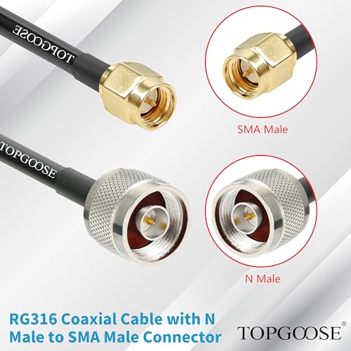 Cable SMA macho a N macho sin pérdida de señal para router WiFi 2