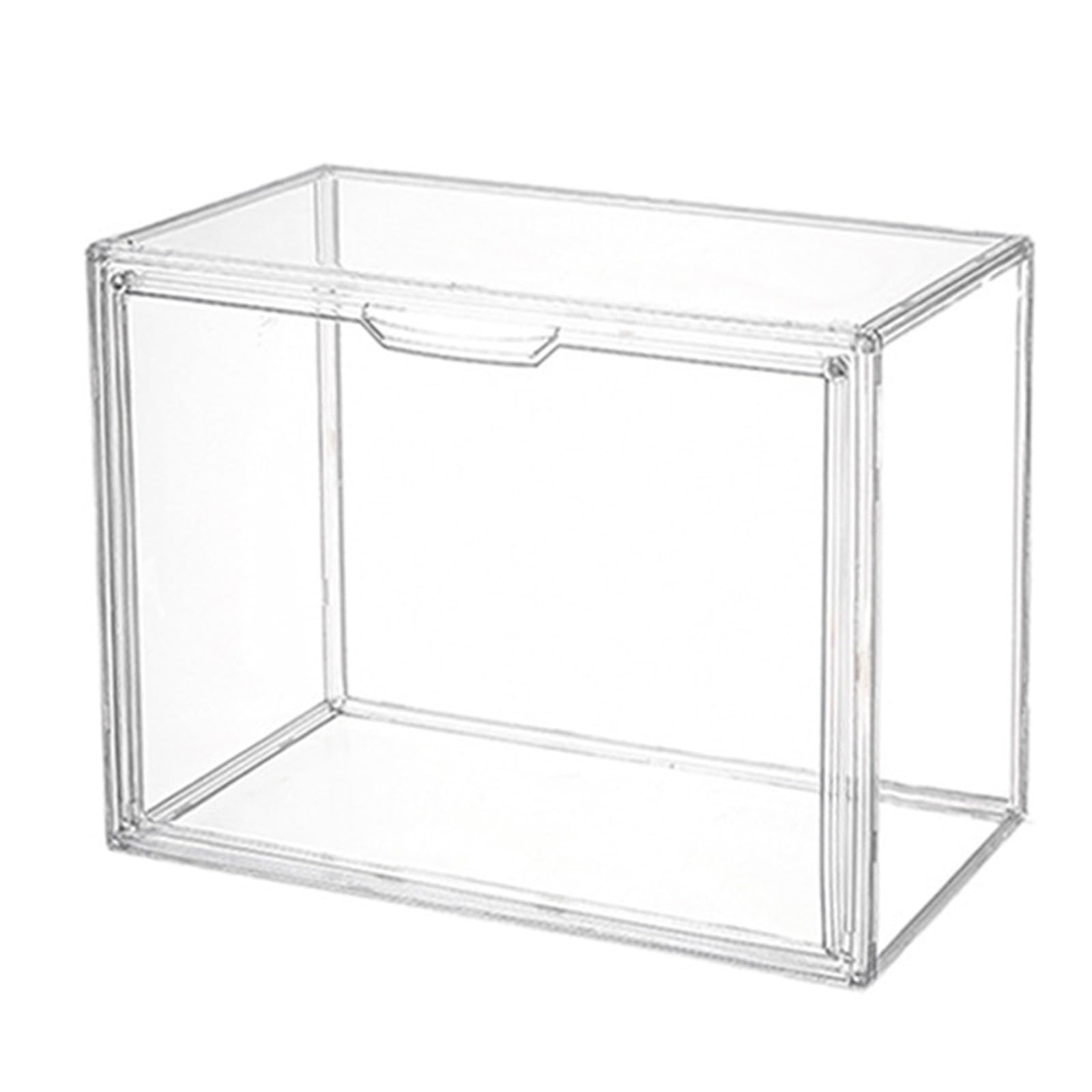 Large Clear Storage Box for Collectible Models and Toy Dustproof Clear Organizers Shelf Durability Simple Installation Action Figure Storage Box