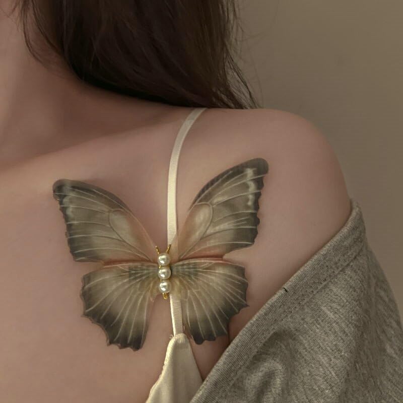 Miniatura 7 de Pinzas para el pelo de mariposa, lazos para el cabello, horquillas para el cabello, para bodas, cumpleaños, accesorios para el cabello, horquillas