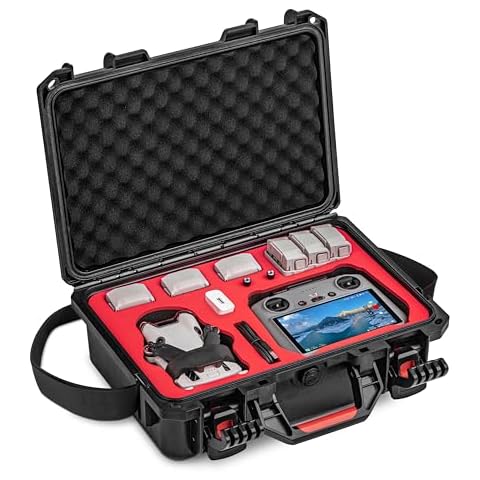 STARTRC Mini 4 Pro Case Waterproof Hard Carrying Case for DJI Mini 3 Pro/Mini 3 Accessories,Travel Case for DJI Mini 4 Pro Fly More Combo (RC2/RC/N1/N2 Controller) Cover