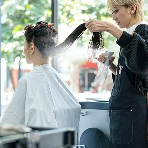 Kontinuierliche Wassersprühflasche, 2 Stück Friseursprühflaschen, Feinnebel-Sprühflasche 200ml, Ultrafeiner Kontinuierlicher Pumpsprüher mit NanoDüse, Sprühkopf Haare, Gesicht, Pflanzen, Sprühflaschen