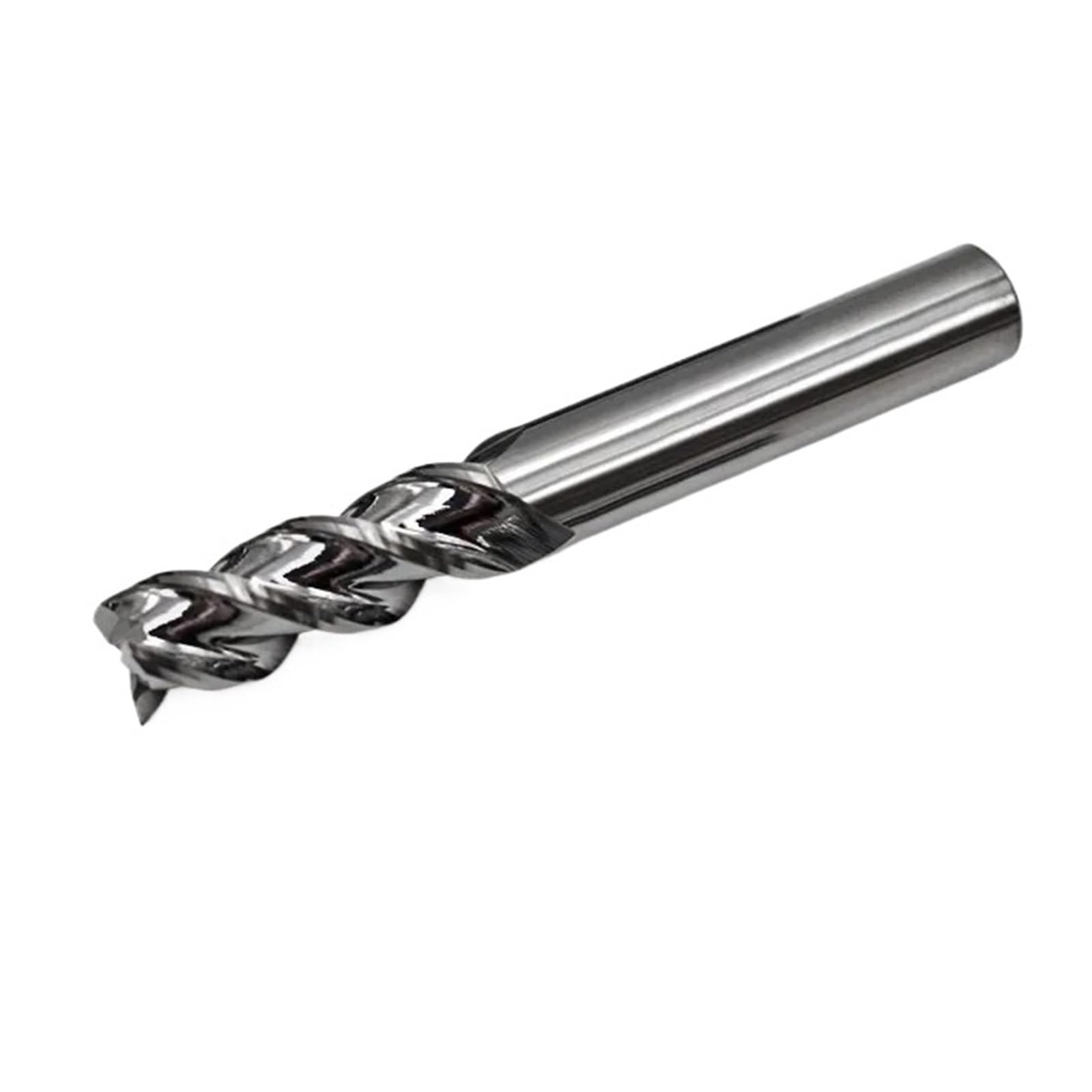 1 szt. Frez powłoka stopowa narzędzie ze stali wolframowej za pomocą aluminium obróbka CNC Hrc55 3 ostrza frezy trzpieniowe Woodding(12x45Cx12Dx100L)