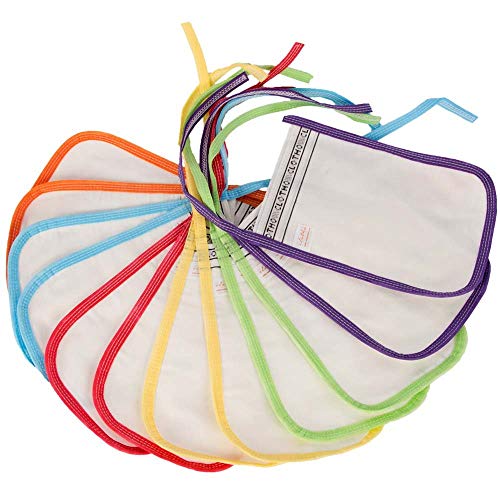 12 Pack Turkish Bath Exfoliating Glove Set for Shower and Spa - Dead Skin Cell Remover for Sensitive Skin - Body Scrub Mitt Hammam Gloves - Body Exfoliator