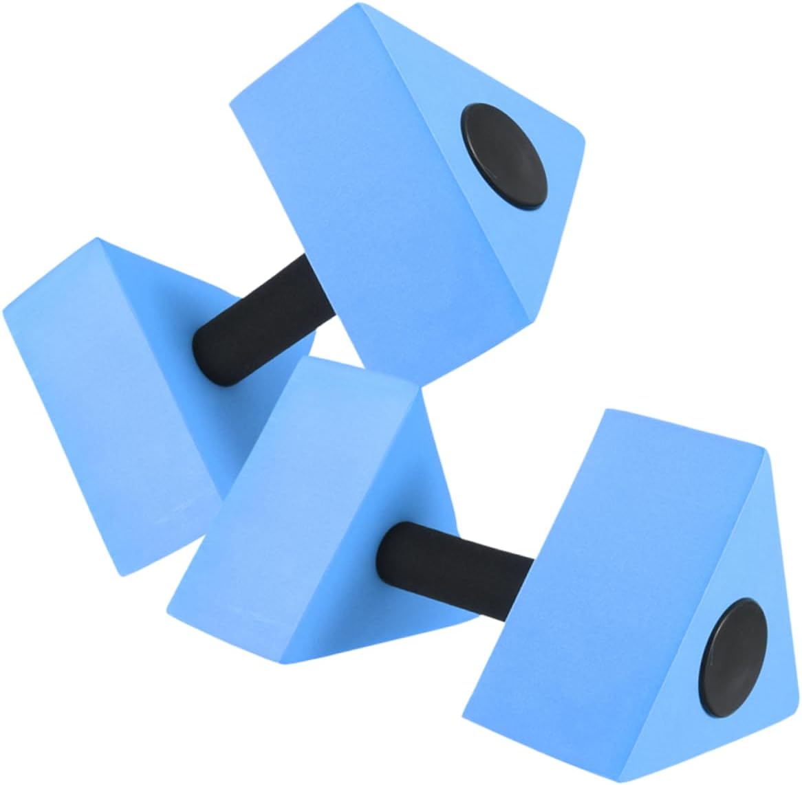 2pcs Lightweight Ergonomic Water Dumbbells for Aquatic Exercise and Pool Workouts Eva Hand Weights for Low Impact Fitness Training Suitable for All Ages and Easy Maintenance