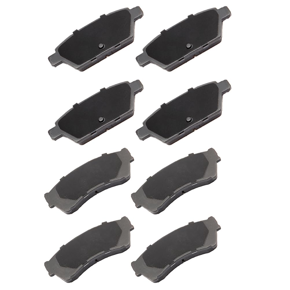 cciyu Ceramic Front Rear Brake Pad Set Fit For 2006-2012 For Ford Fusion,2007-2012 For Lincoln MKZ,2006 For Lincoln Zephyr,2006-2013 For Mazda 6,2006-2011 For Mercury Milan