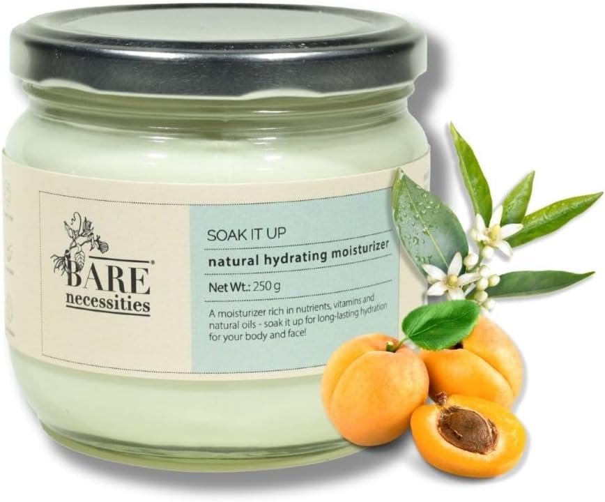 - Soak it Up Natural Moisturizer for Face & Body | Lightweight, Long-Lasting Hydration with Vitamin E & Jojoba Oil | Soft & Glowing Skin | Non-Comedogenic | For All Skin Types | 250g